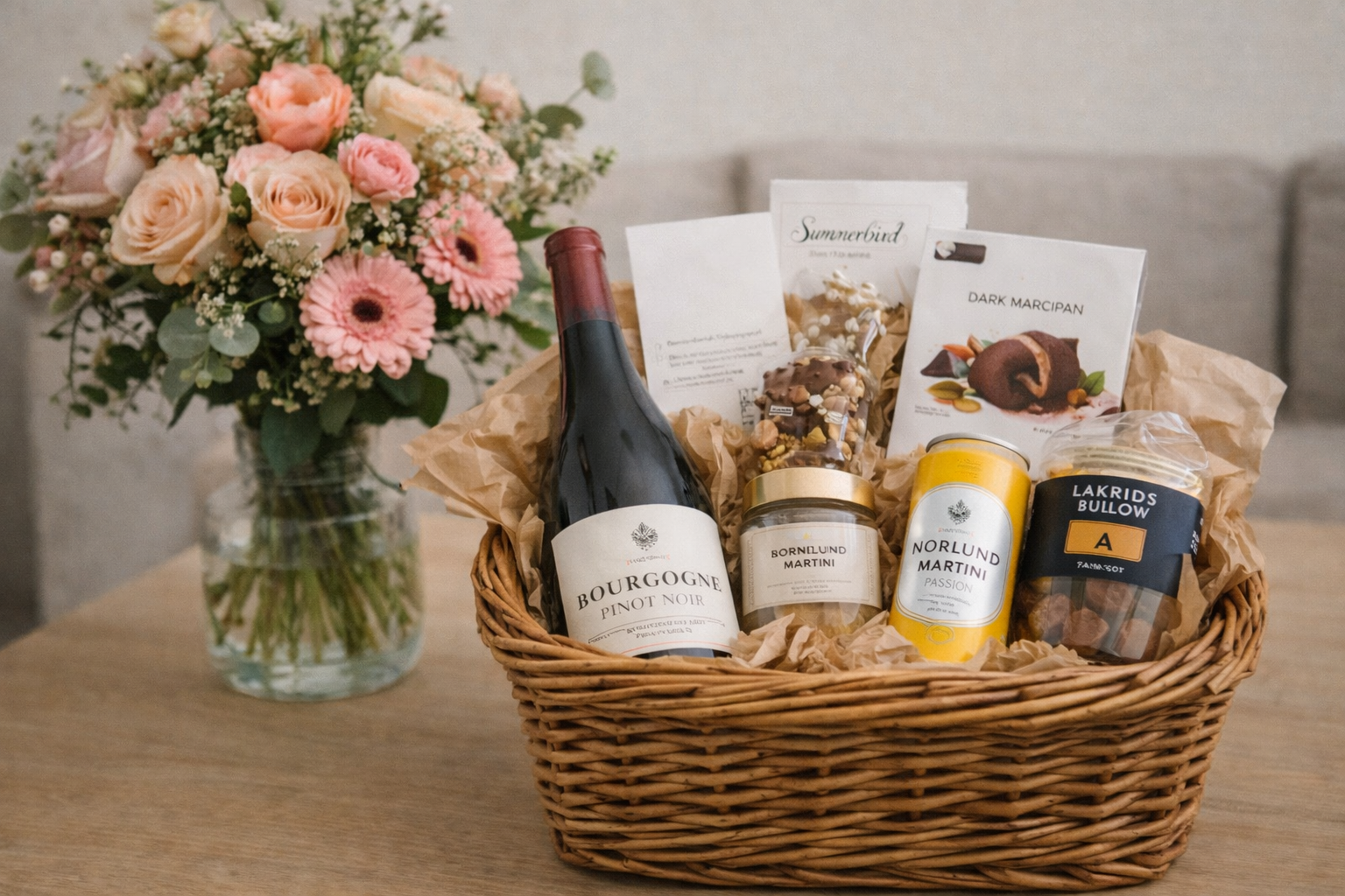 Gavekurv med blomster – den perfekte gaveidé til enhver anledning